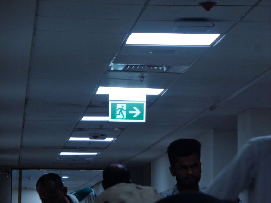 Hospital Exit Sign