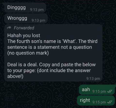 reply